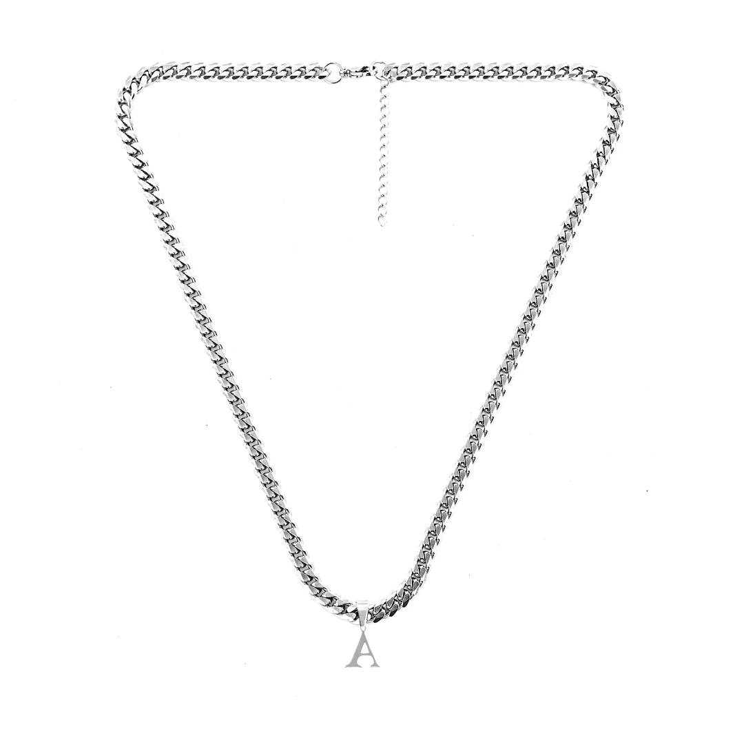 Collier Initial Homme