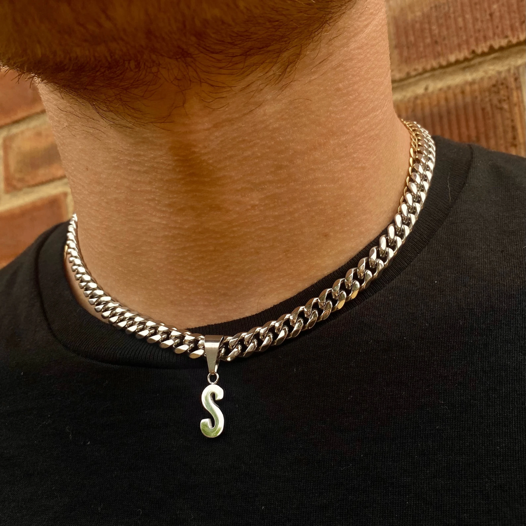 Collier Initial Homme