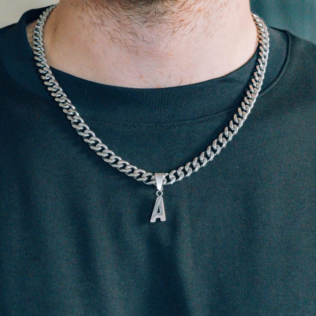 Collier Initial Homme