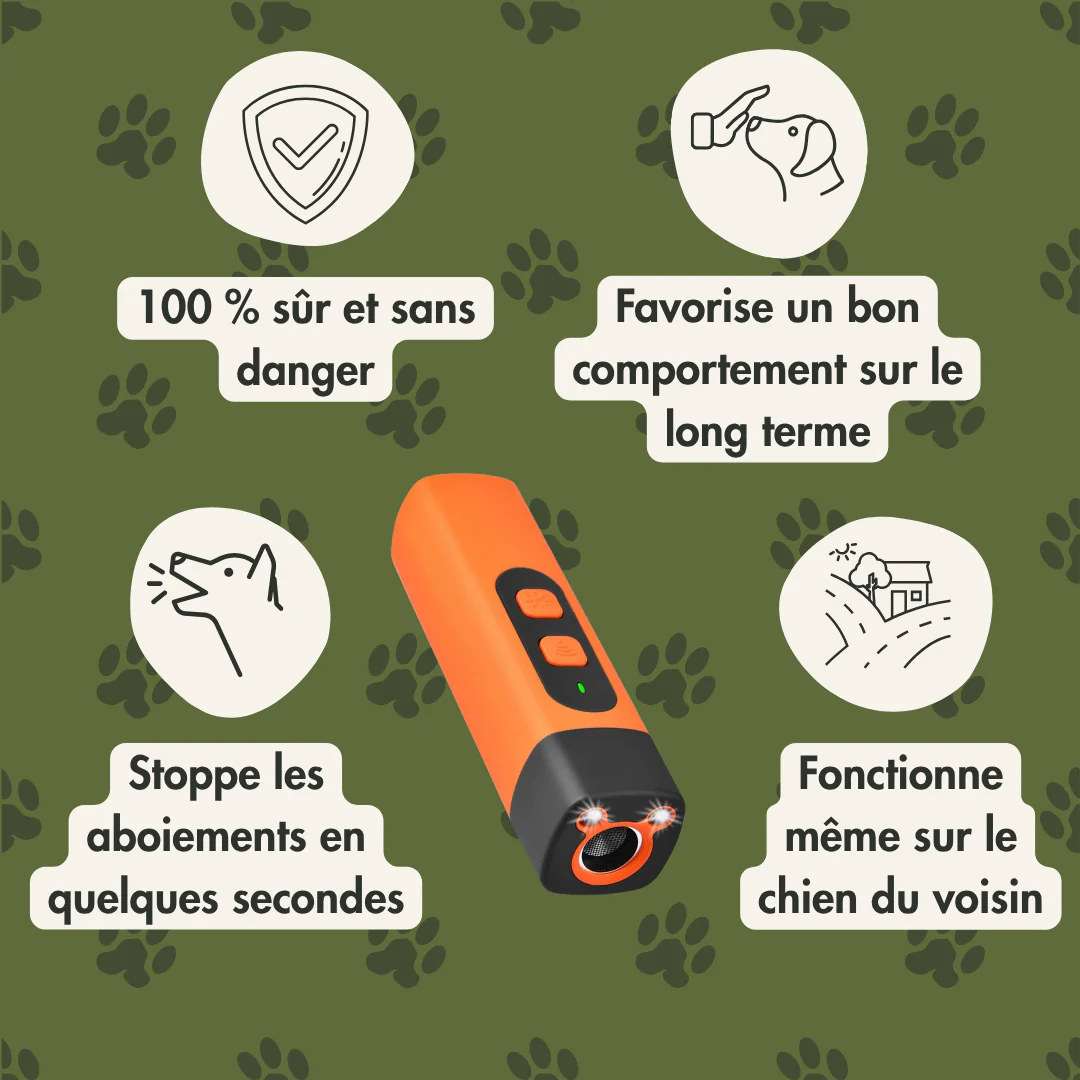 CalmOne™ - Calme délicatement les aboiements d'une simple pression