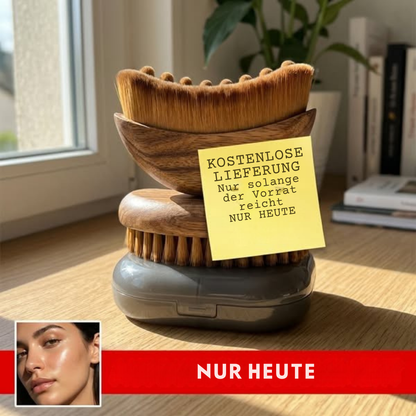 Holzrein ™ | Lymphmassage-Bürste
