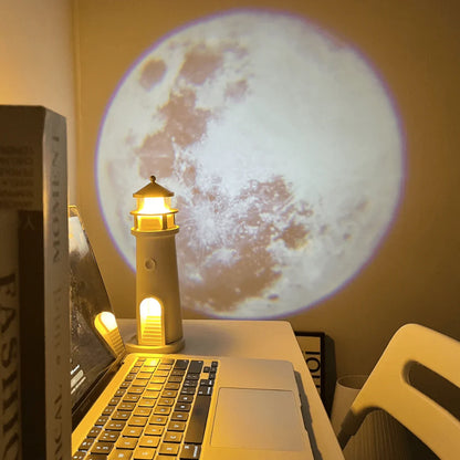 Moon Lamp™ - Lighthouse Night