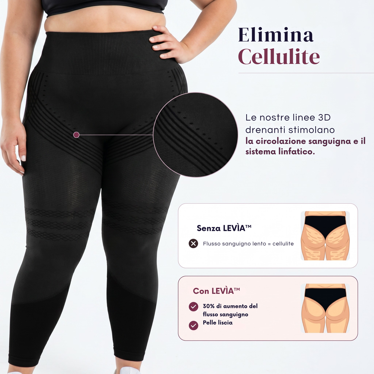 LEVÌA™ – Leggings Snellenti 3D Anti Cellulite