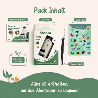 BORECA Taschenmikroskop für Kinder
