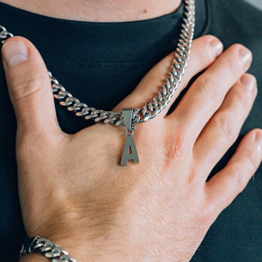 Collier Initial Homme