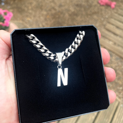 Collier Initial Homme